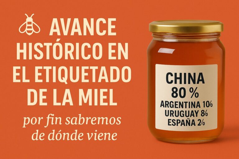 Etiquetado claro de la miel