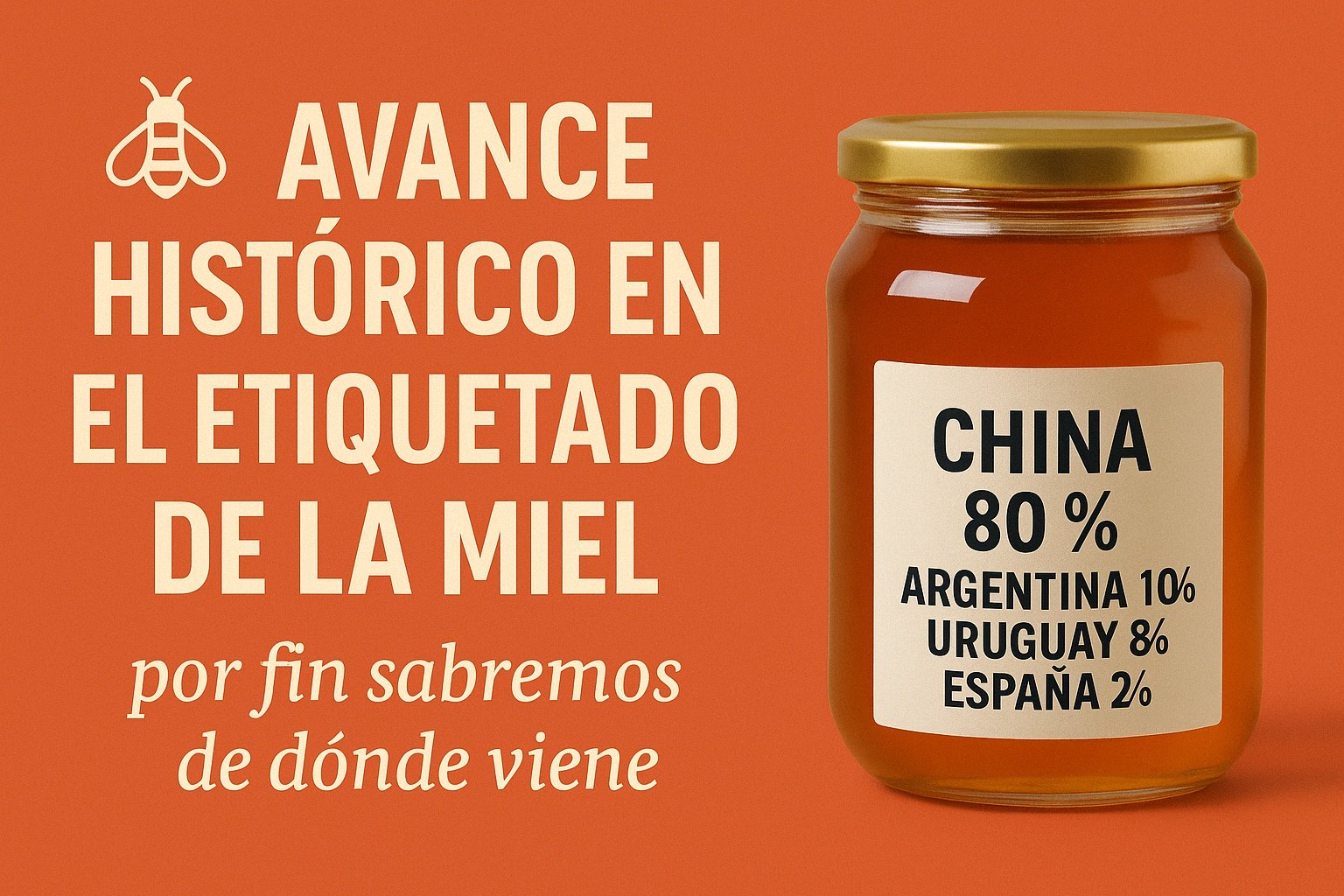 Etiquetado claro de la miel